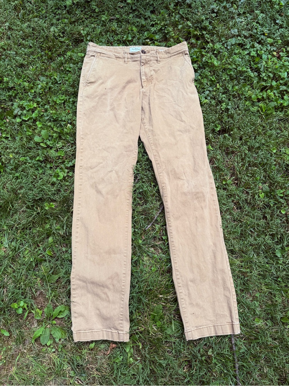 Goodfellow & Co Tan Straight-Leg Chino Pants